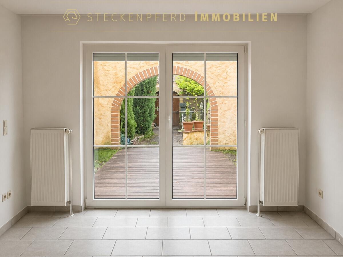 Terasse mit Privatgarten