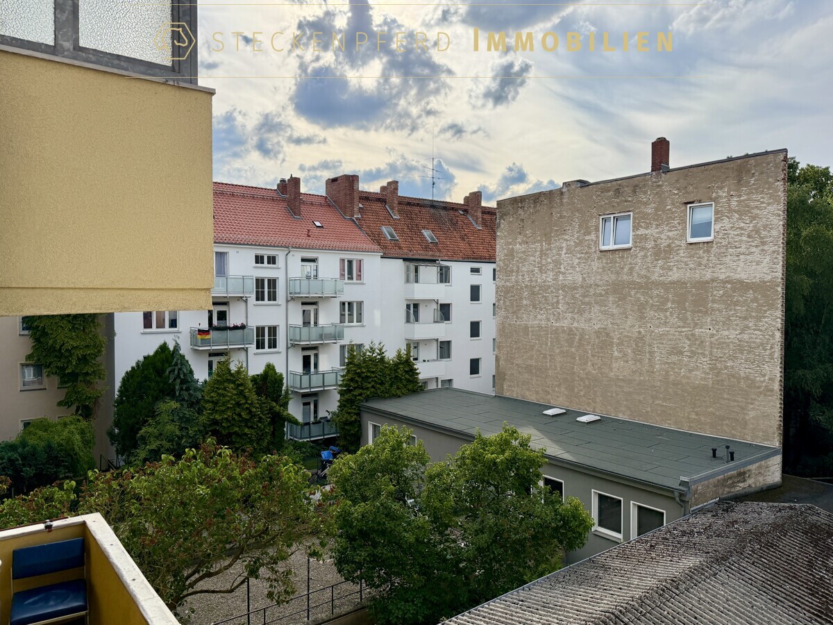 Balkonausblick links
