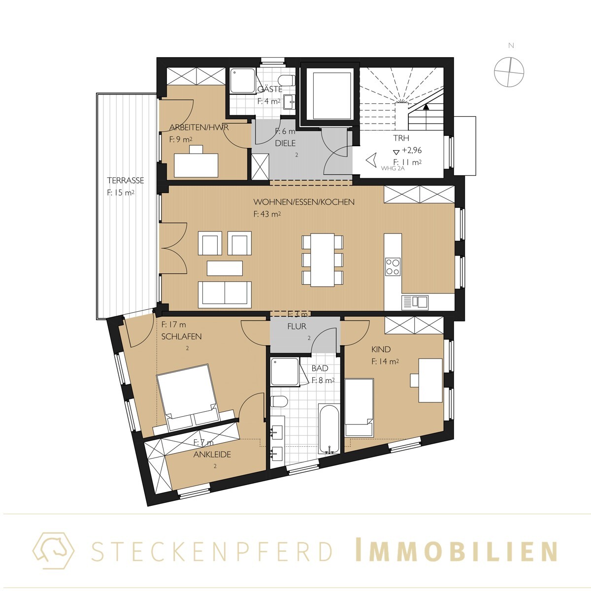 Grundriss WE A2