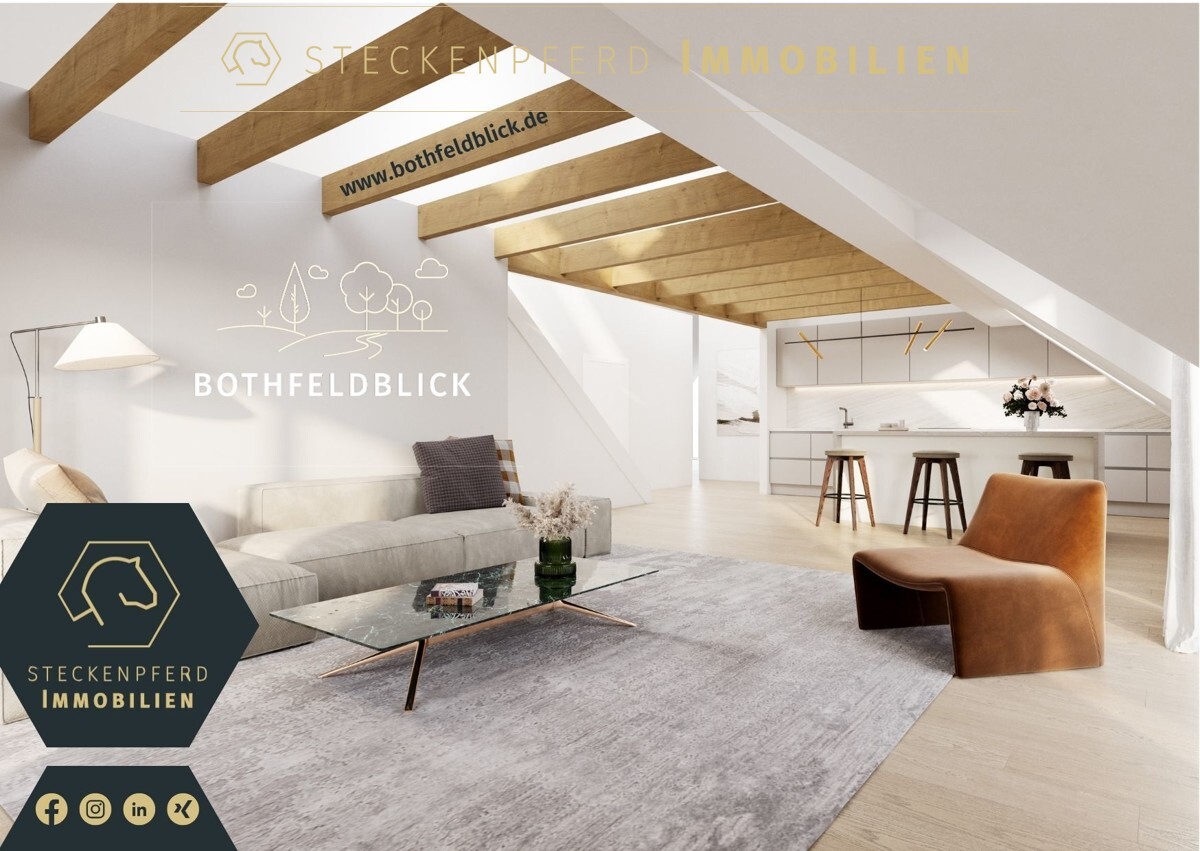 BOTHFELDBLICK: Edle DG-Atelier mit Galerie über 2 Ebenen mit exklusivem Penthouse-Feeling!
