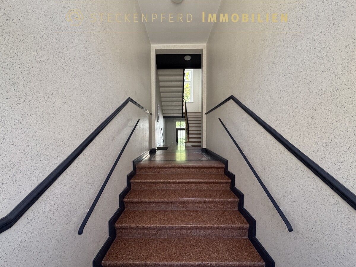 renoviertes Treppenhaus